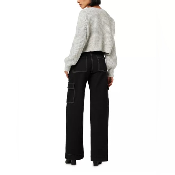 NWT - Joe’s Jeans Collection The Farrah Cargo Pants in Black Size 26 - Picture 10 of 14